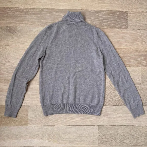 WILFRED FREE TURTLENECK SWEATER - MERINO WOOL & COTTON - SIZE MEDIUM - Picture 5 of 6